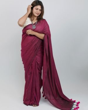 Maslight Soft Cotton Saree