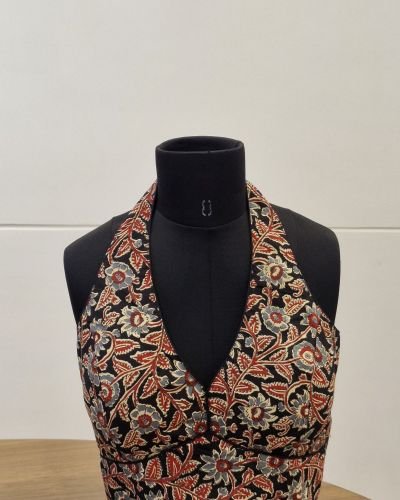 Midnight Garden Halter Blouse