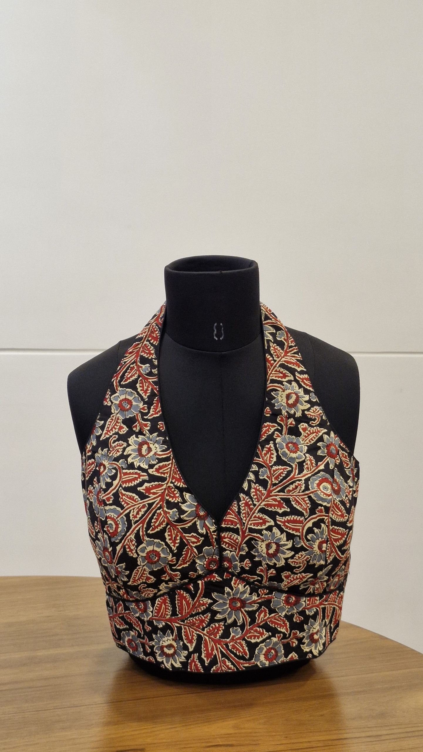 Midnight Garden Halter Blouse