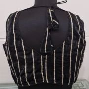 Noir Luxe Halter Blouse