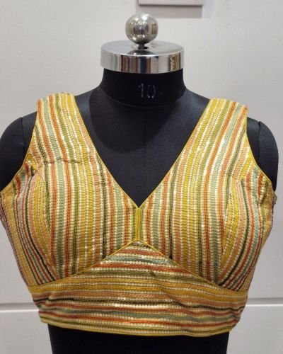 Sunlit Stripe Sequin Blouse