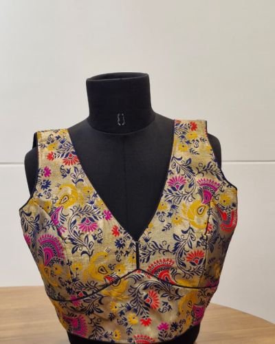 Golden Pethni Charm Blouse