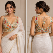 Sapna Rani Designer Blouse (white)