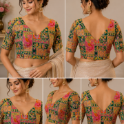 Heritage Mosaic Embroidered Blouse