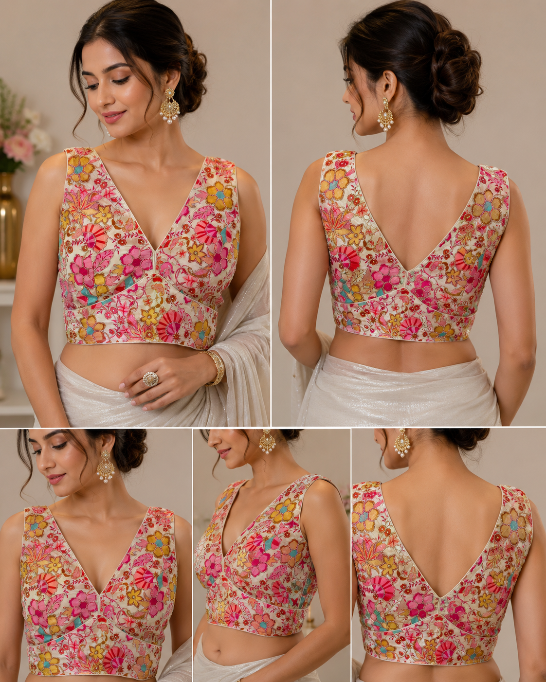 Floral Fiesta Embroidered Blouse