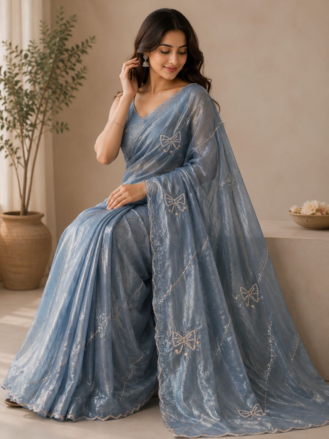 Light Weight Fancy Saree