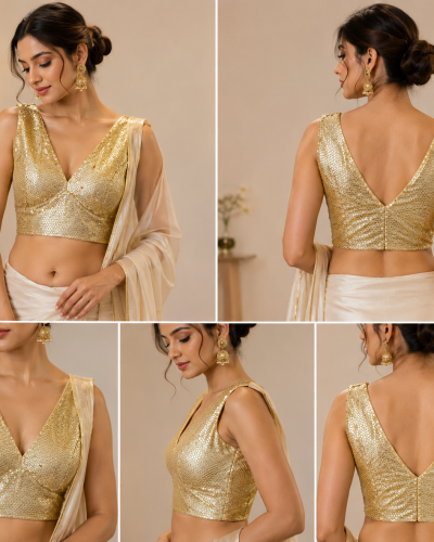 Golden Radiance Blouse ✨