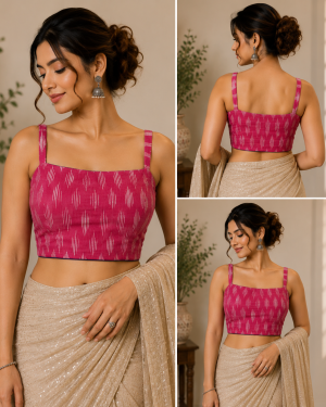 Rose Ikat Cami Blouse