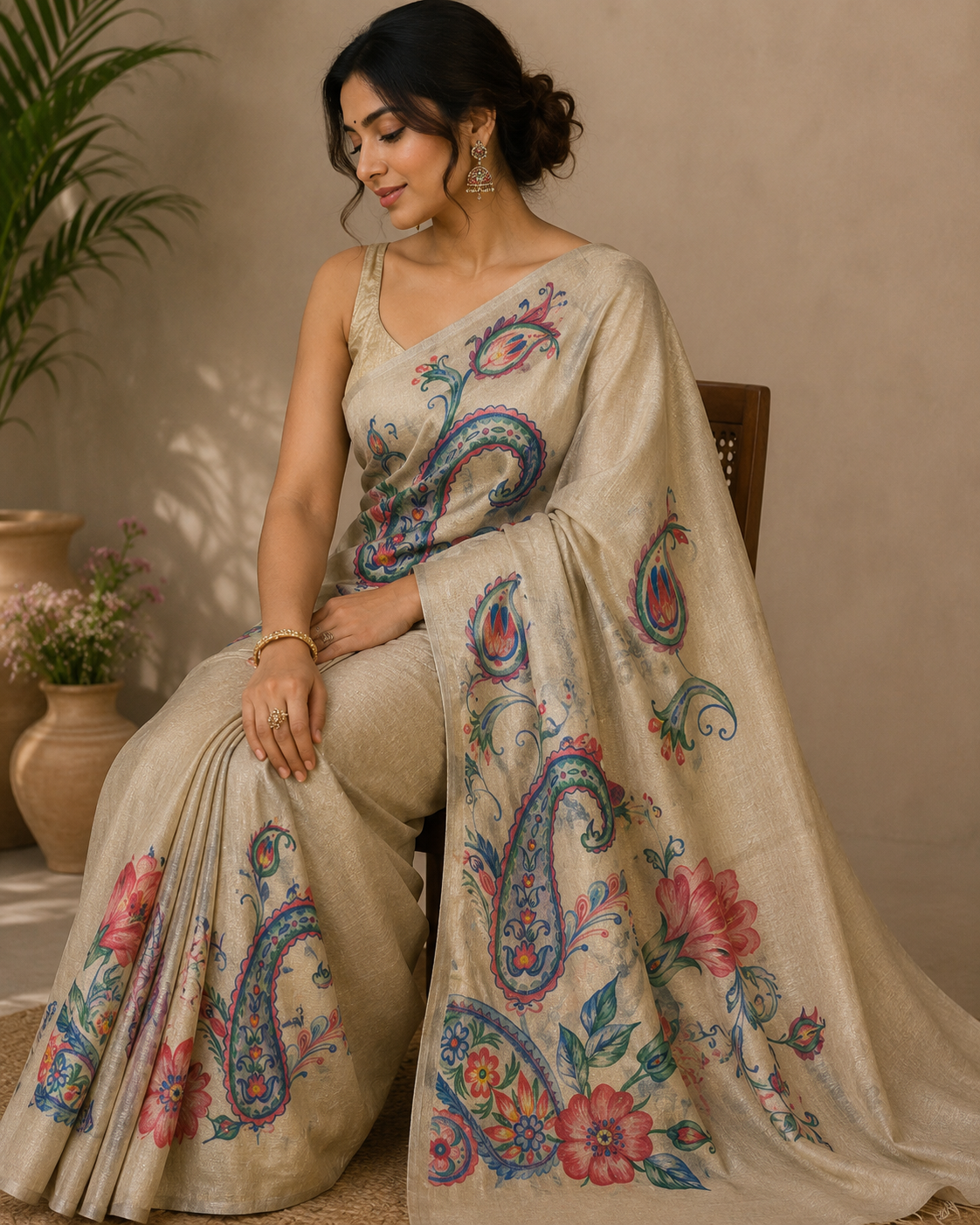 Paisley Bloom Saree