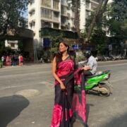 Crimson Rose Noir Saree