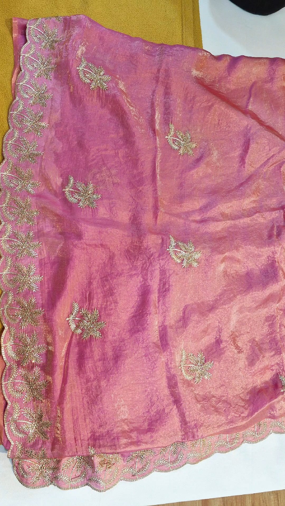 Blush Bloom Tissue Silk
