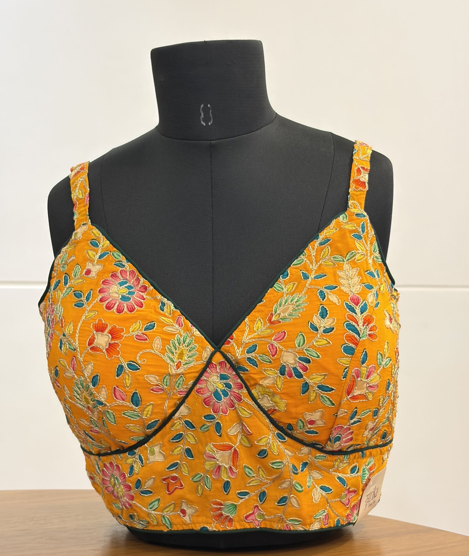 Sunflower Bloom Embroidered Blouse