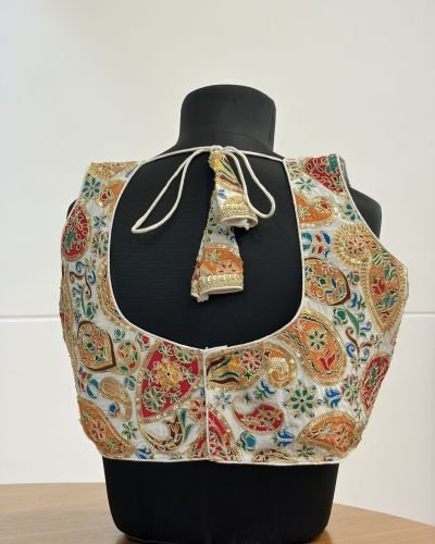 Sapna Rani  Designer Blouse (white)