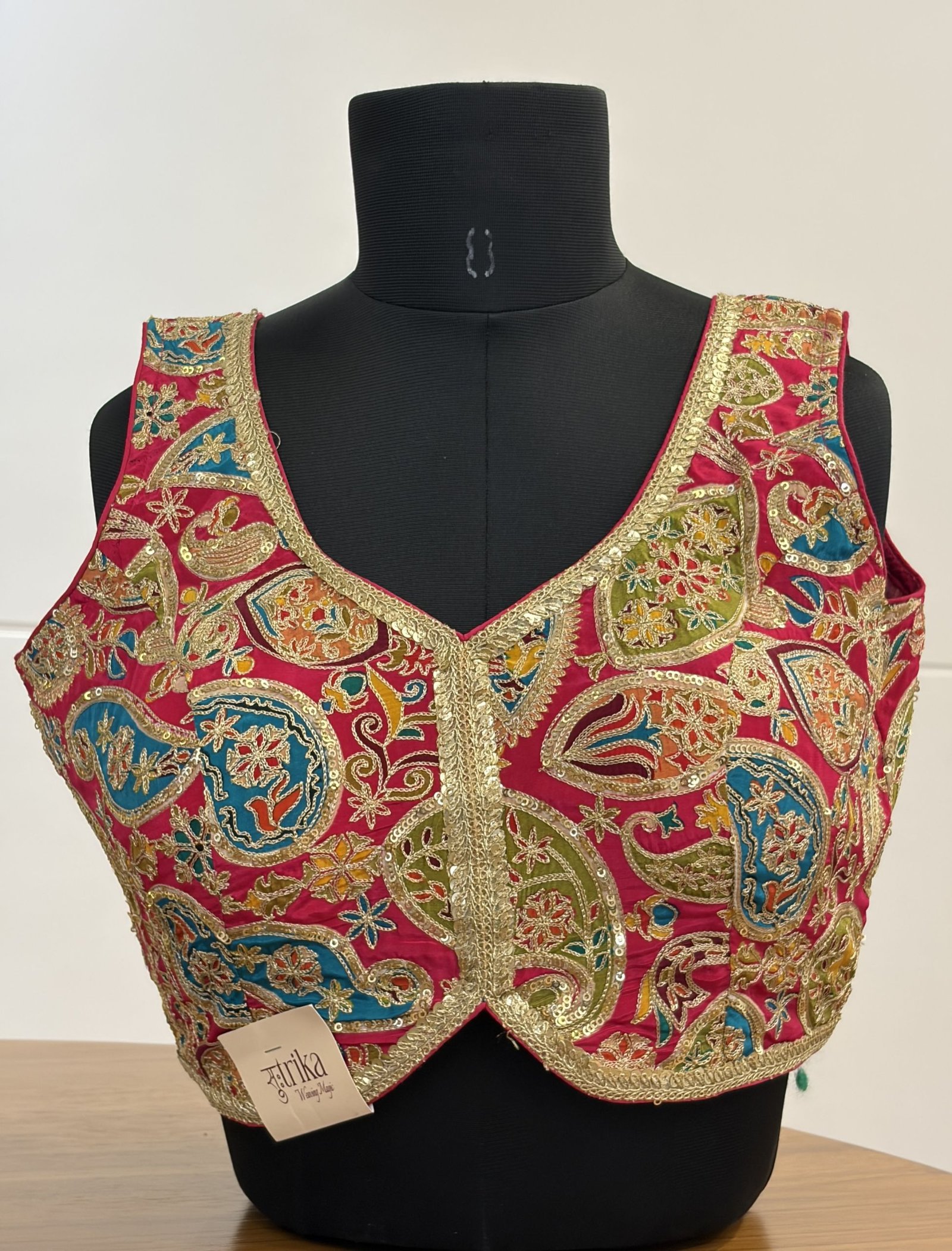 Sapna Rani Designer Blouse (Pink)