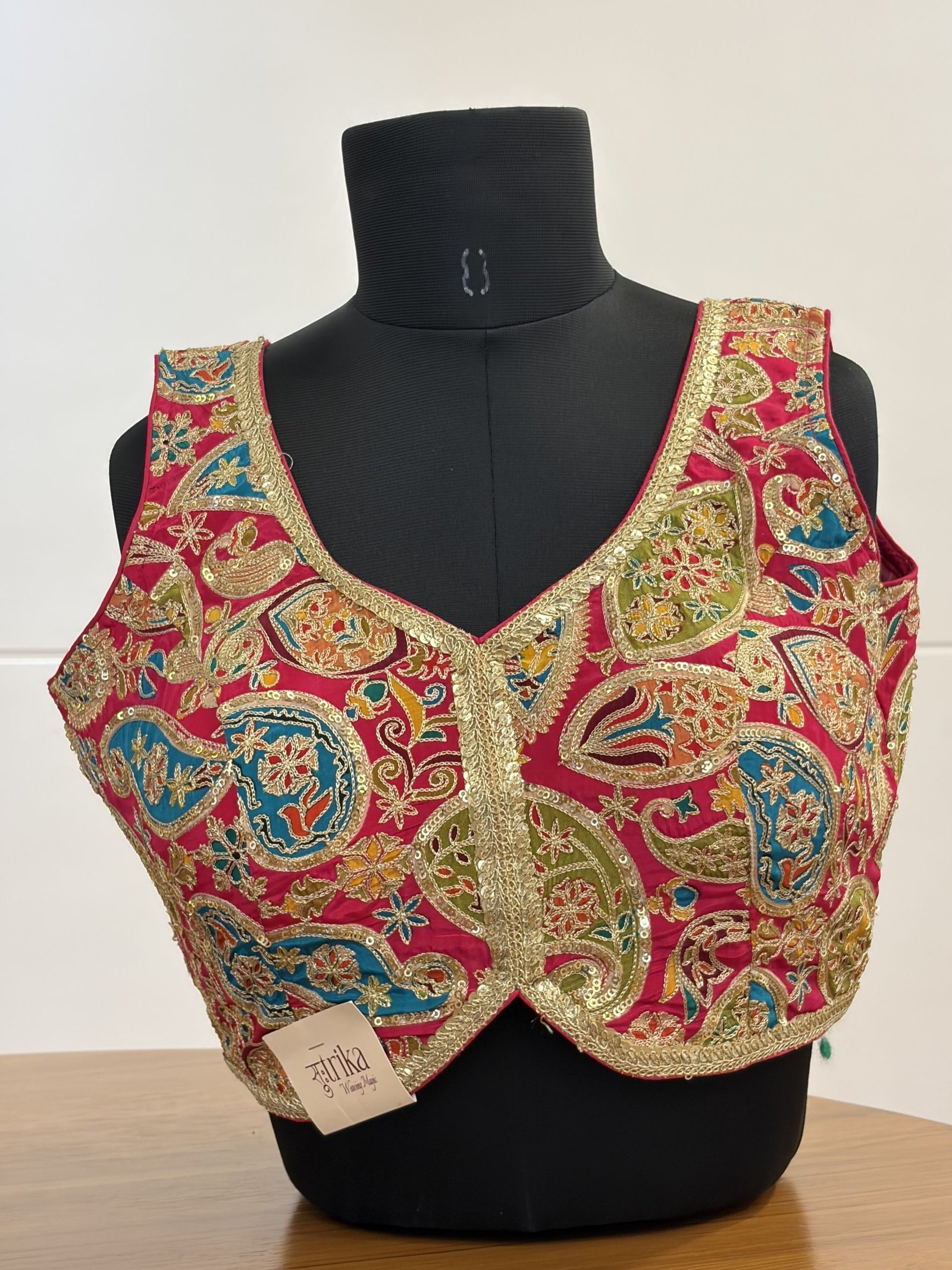 Sapna Rani Designer Blouse (Pink)
