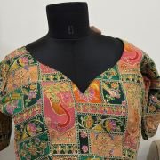 Heritage Mosaic Embroidered Blouse