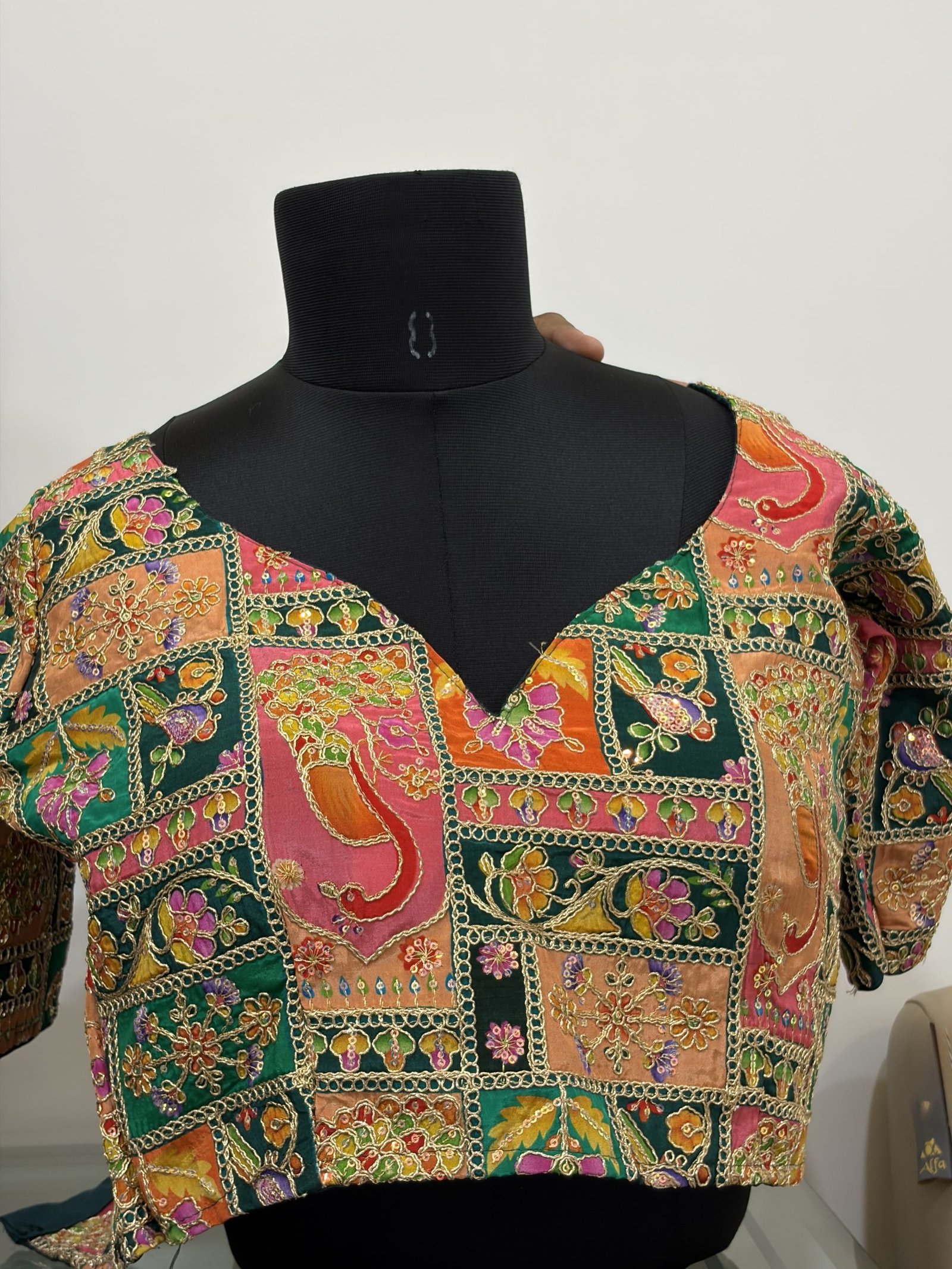 Heritage Mosaic Embroidered Blouse
