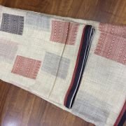 Ivory Heritage Linen Saree