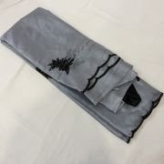Silver Noir Saree