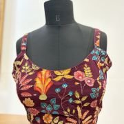 Royal Bloom Embroidered Blouse