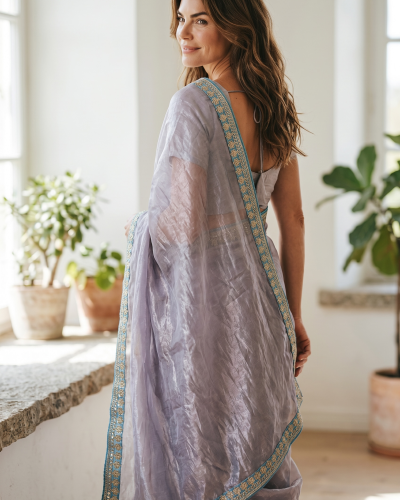 Shimmer Saree