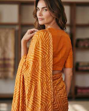 Leheriya Saree