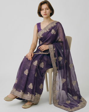 Fancy soft Crush Saree