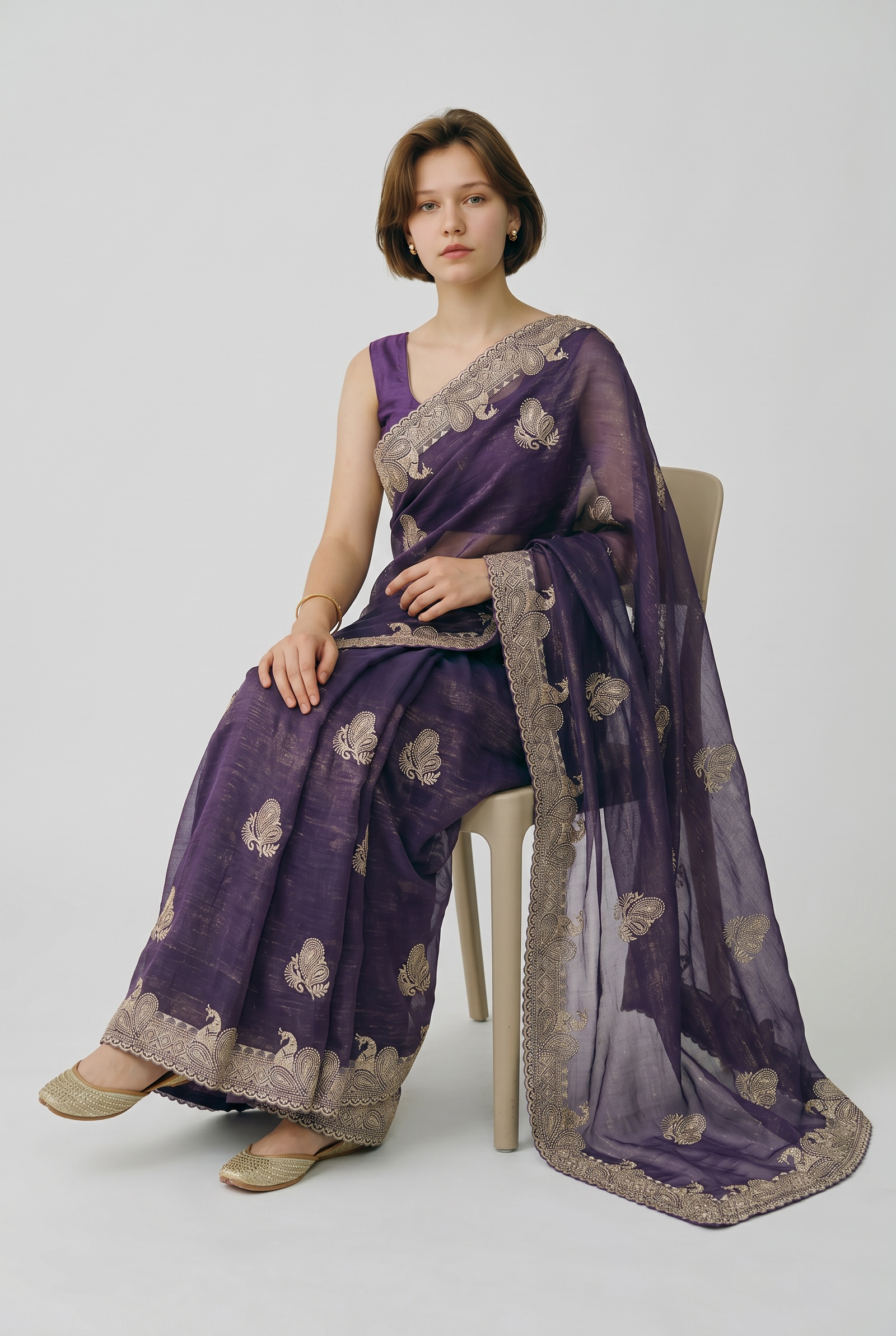 Fancy soft Crush Saree