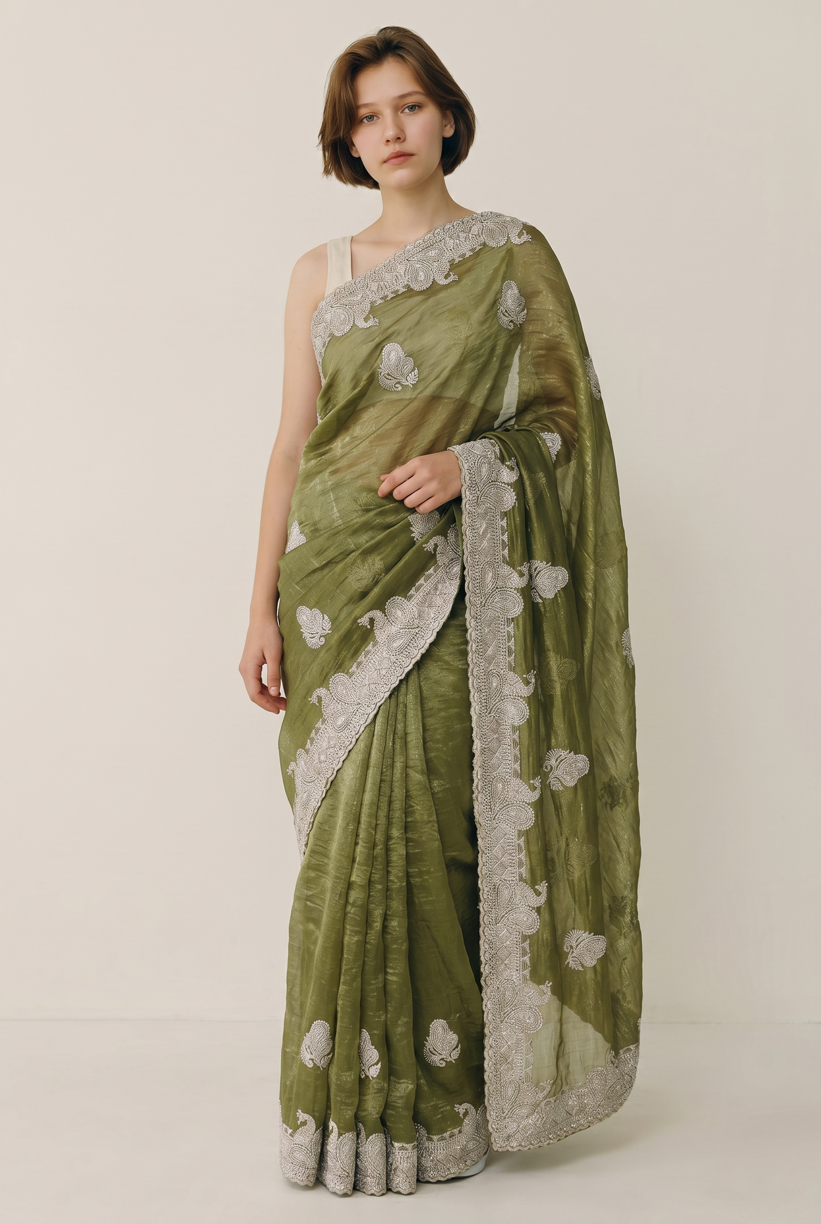 Fancy soft Crush Saree