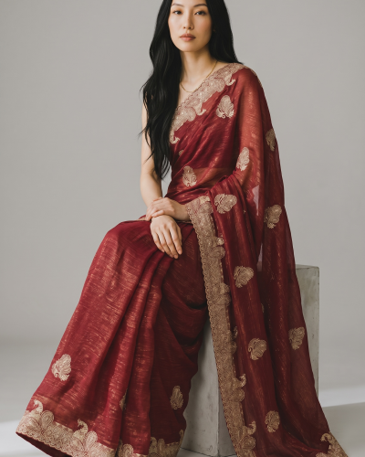 Fancy soft Crush Saree