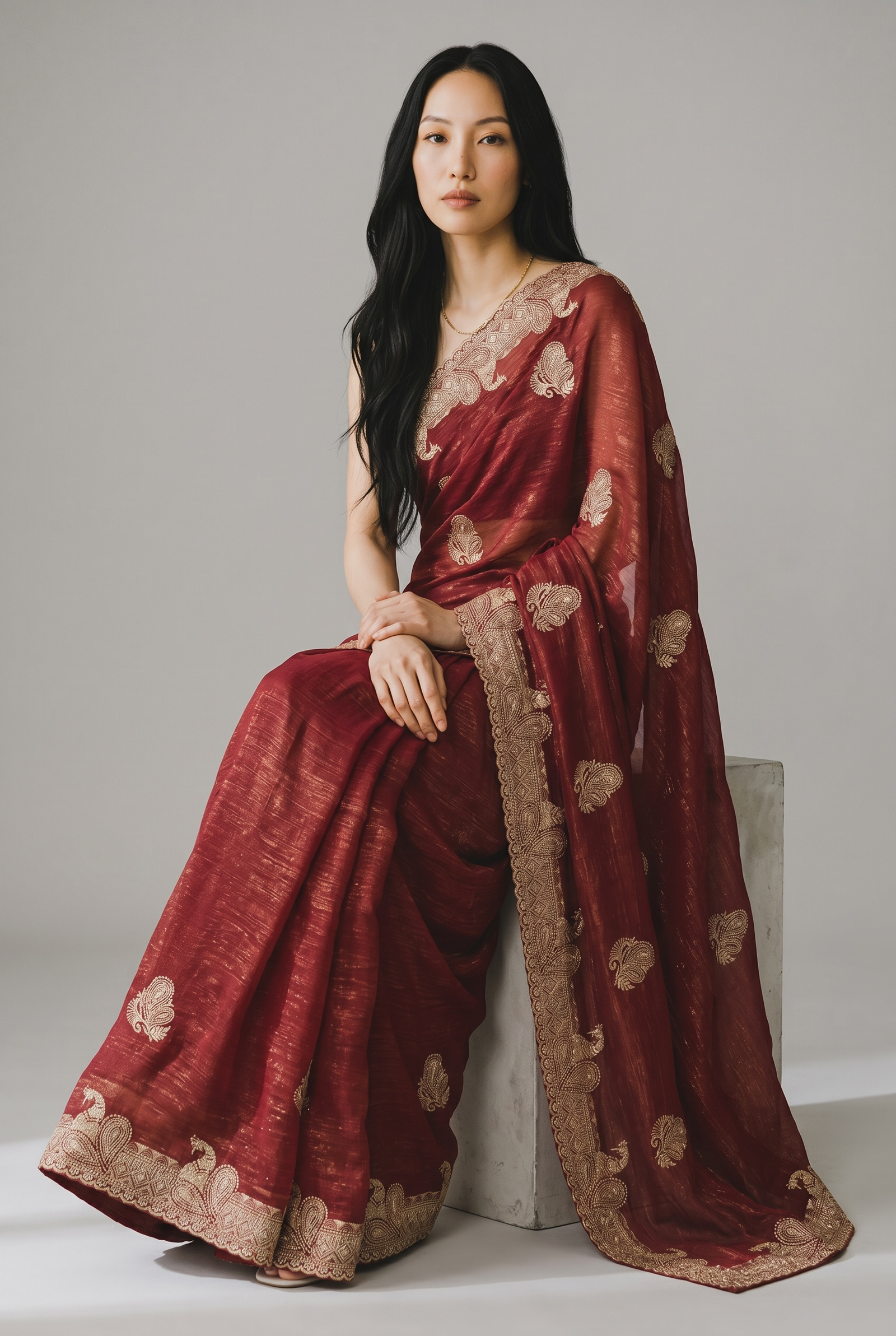 Fancy soft Crush Saree