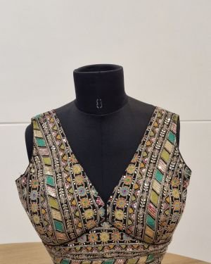 Heritage Mirror Mosaic Blouse